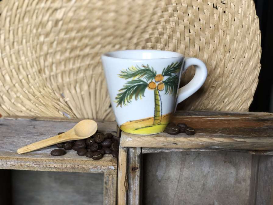 Espresso Cup Palm tree